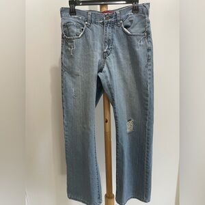 Unionbay Men’s Distressed Straight Leg Jeans 30x30